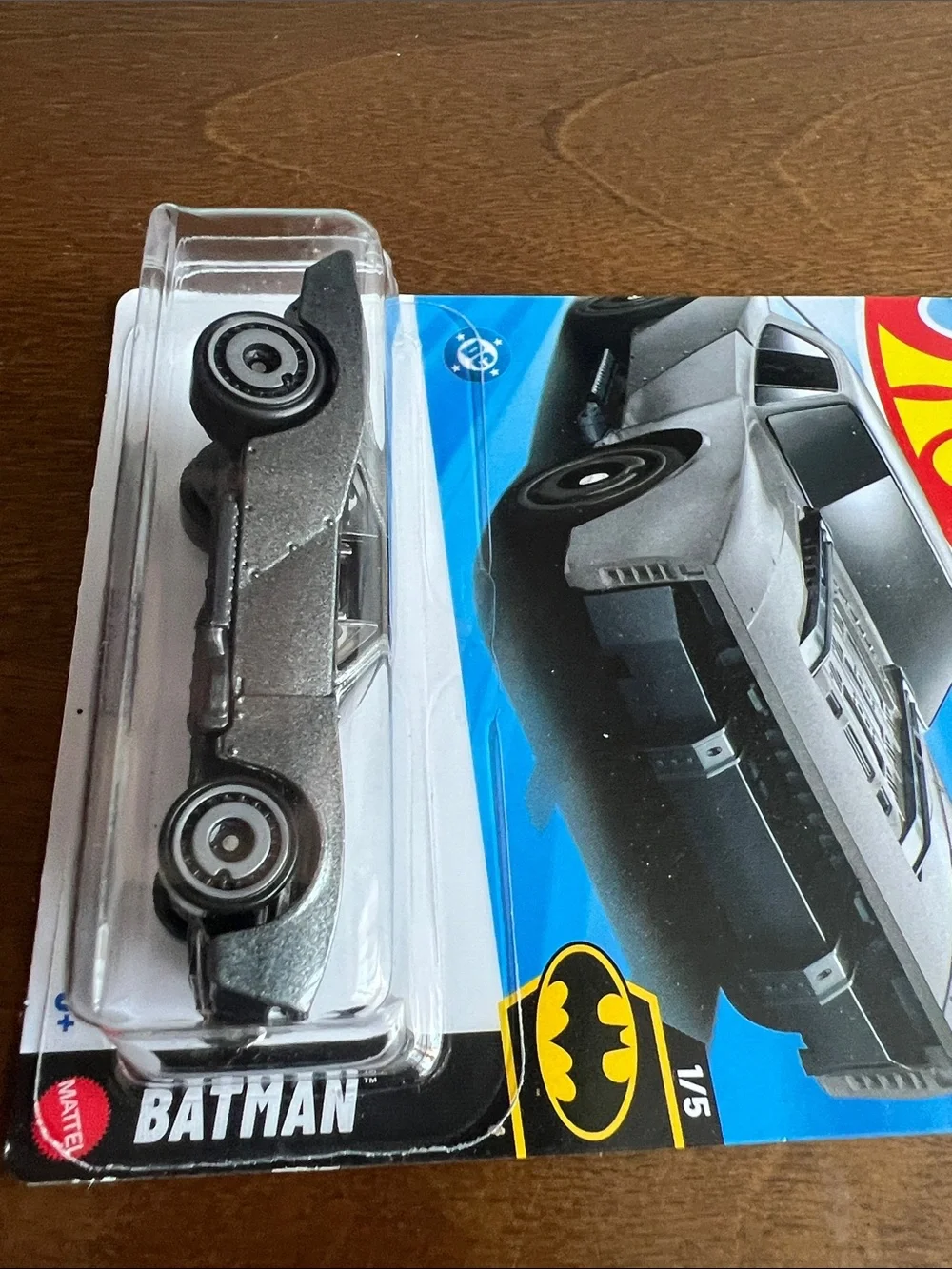 Batmobile  Batman Hot Wheels in Metallic Gray